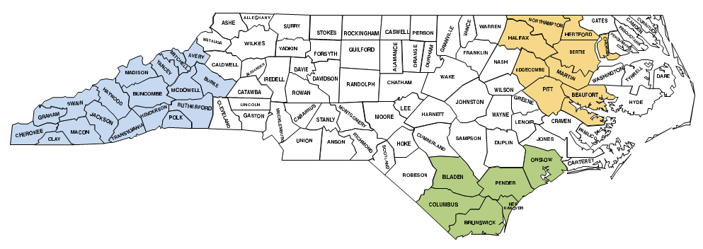 Map of North Carolina