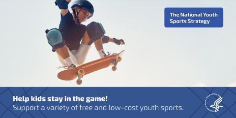 Help kids stay in the game! Support a variety of free and low-cost youth sports.