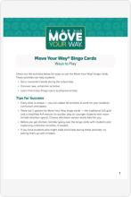 Activity Bingo Cards: Teacher’s Guide thumbnail