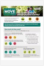Youth Physical Activity Fact Sheet (English) thumbnail