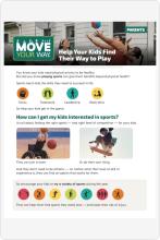 Playing Sports Fact Sheet (English) thumbnail