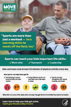 Sports Teach Life Skills Poster (English) thumbnail