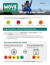What's Your Move Fact Sheet for During Pregnancy (English) thumbnail