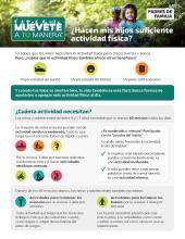Youth Physical Activity Fact Sheet (Spanish) thumbnail