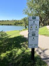 Bacon creek trailhead sign